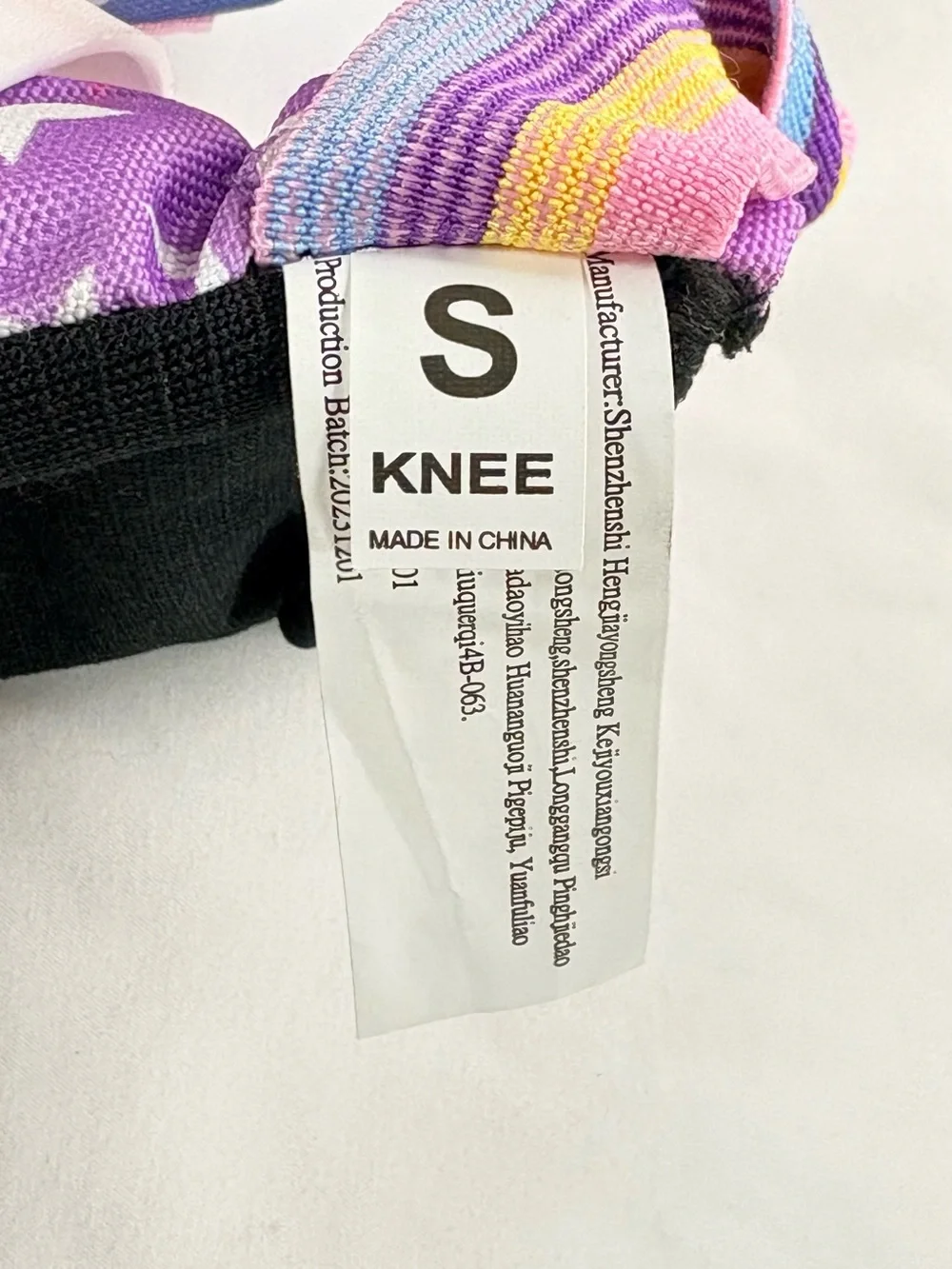 Kids Protective Knee and Elbow Pads 3 pairs - Purple & Pastel Star Mix